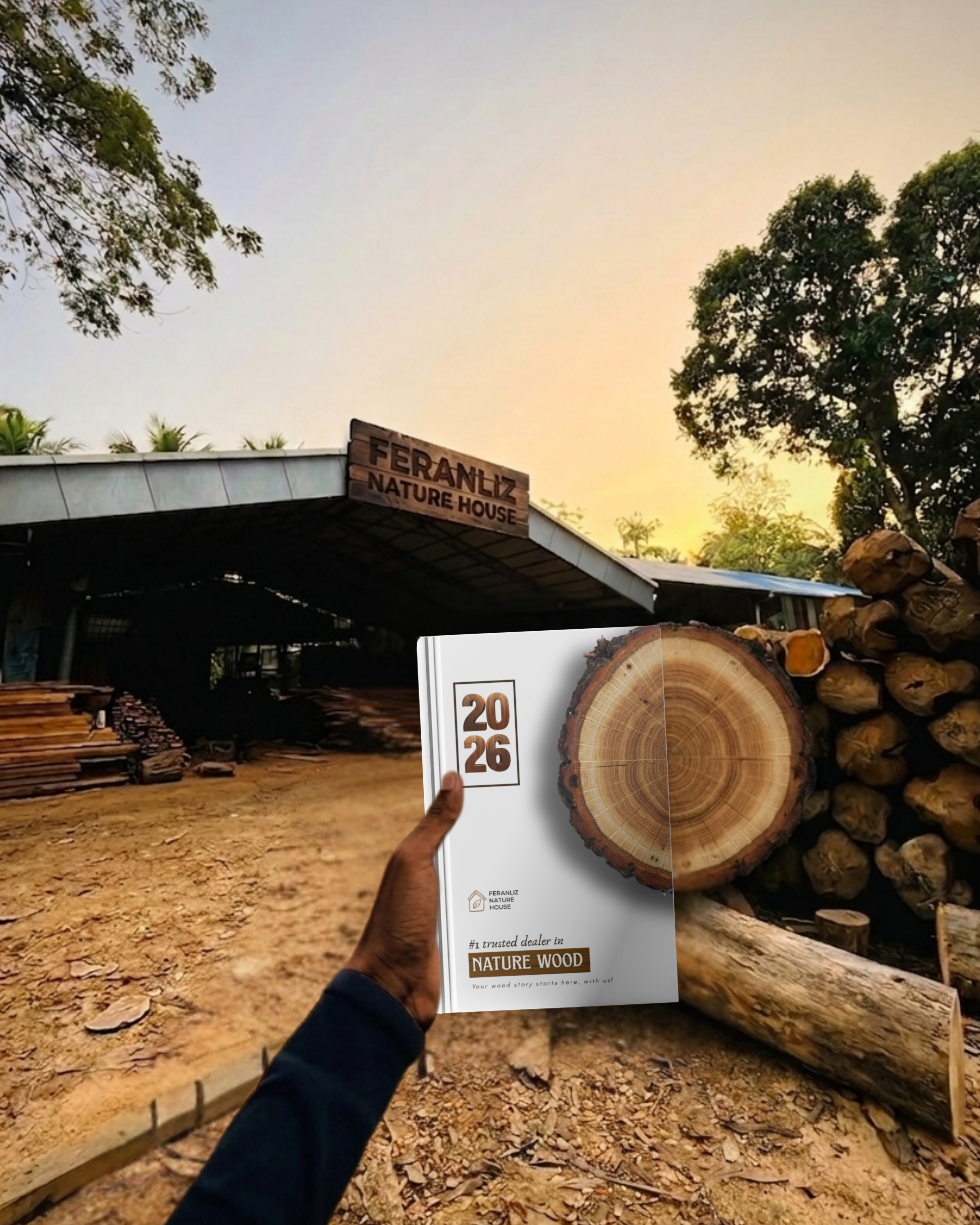 The beginning — a block of wood and a vision